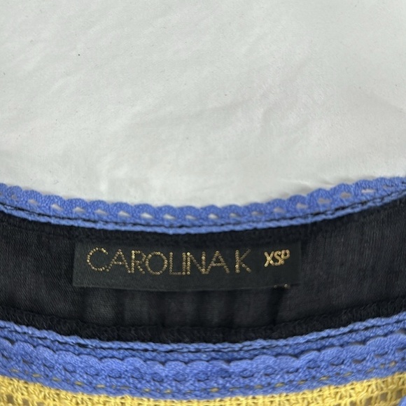 Anthropologie Carolina K Esmeralda Crochet Black Mini Dress, XSP - Picture 10 of 10